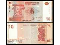 КОНГО 10 Франка CONGO 10 Francs, P93, 2003 UNC