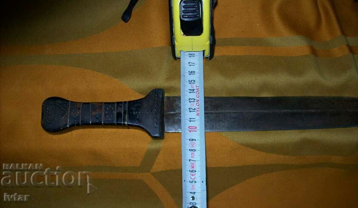 Old large dagger, cleaver, sword - 7