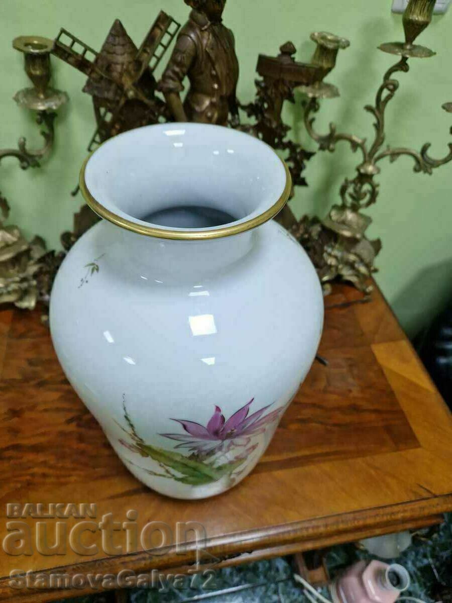 Unique Large Antique German Rosenthal Porcelain Vase - 6 Unique Large Antique German Rosenthal Porcelain Vase - 6