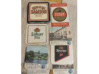 Vintage German Cardboard Beer Coasters 33-34 pcs