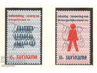 1971. Σουρινάμ. Πολιτικό μητρώο - Απογραφή.