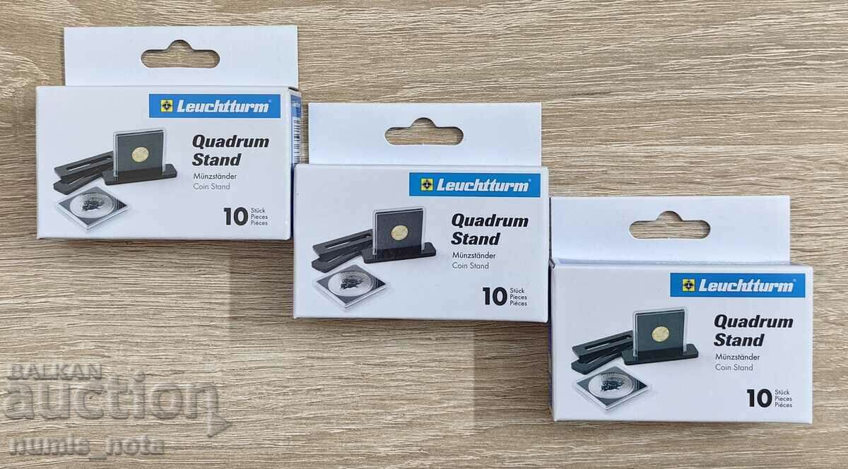 Delivery of presentation stands for coins in QUADRUM capsules - 10 PCS. /c Delivery of presentation stands for coins in QUADRUM capsules - 10 PCS. /c