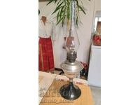 Large Old Gas Lamp Half Meter with Bottle