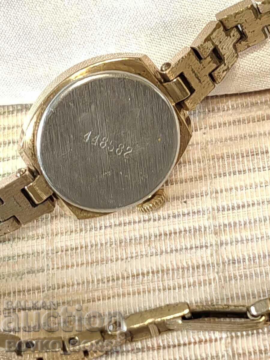 Russian USSR Gold Plated Ladies Watch - 5 Russian USSR Gold Plated Ladies Watch - 5