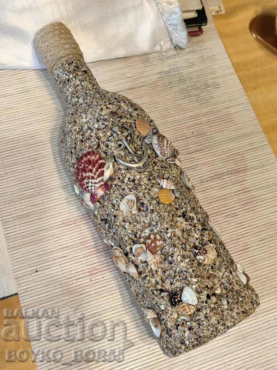 Auction  Large Old Sea Bottle