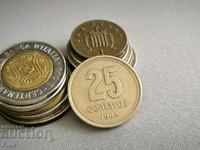 Monedă - Argentina - 25 centavos | 1994