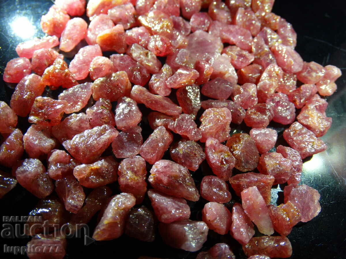 natural ruby corundum facet quality 272 carats 60pcs +lot with price 735.00 BGN | € 375.80 natural ruby corundum facet quality 272 carats 60pcs +lot with price 735.00 BGN | € 375.80