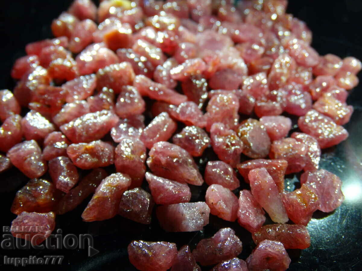Delivery of natural ruby corundum facet quality 272 carats 60pcs +lot Delivery of natural ruby corundum facet quality 272 carats 60pcs +lot