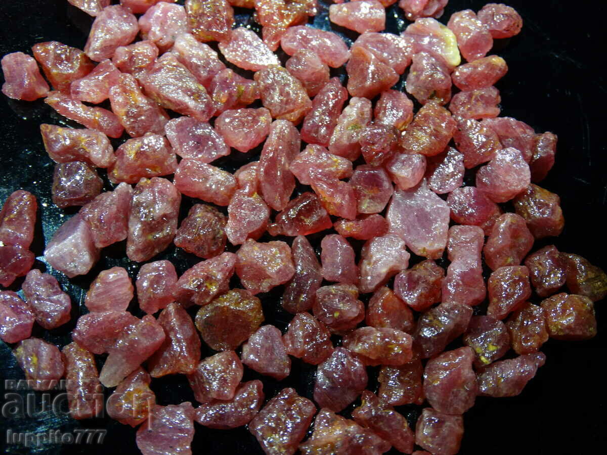 natural ruby corundum facet quality 272 carats 60pcs +lot - 5 natural ruby corundum facet quality 272 carats 60pcs +lot - 5