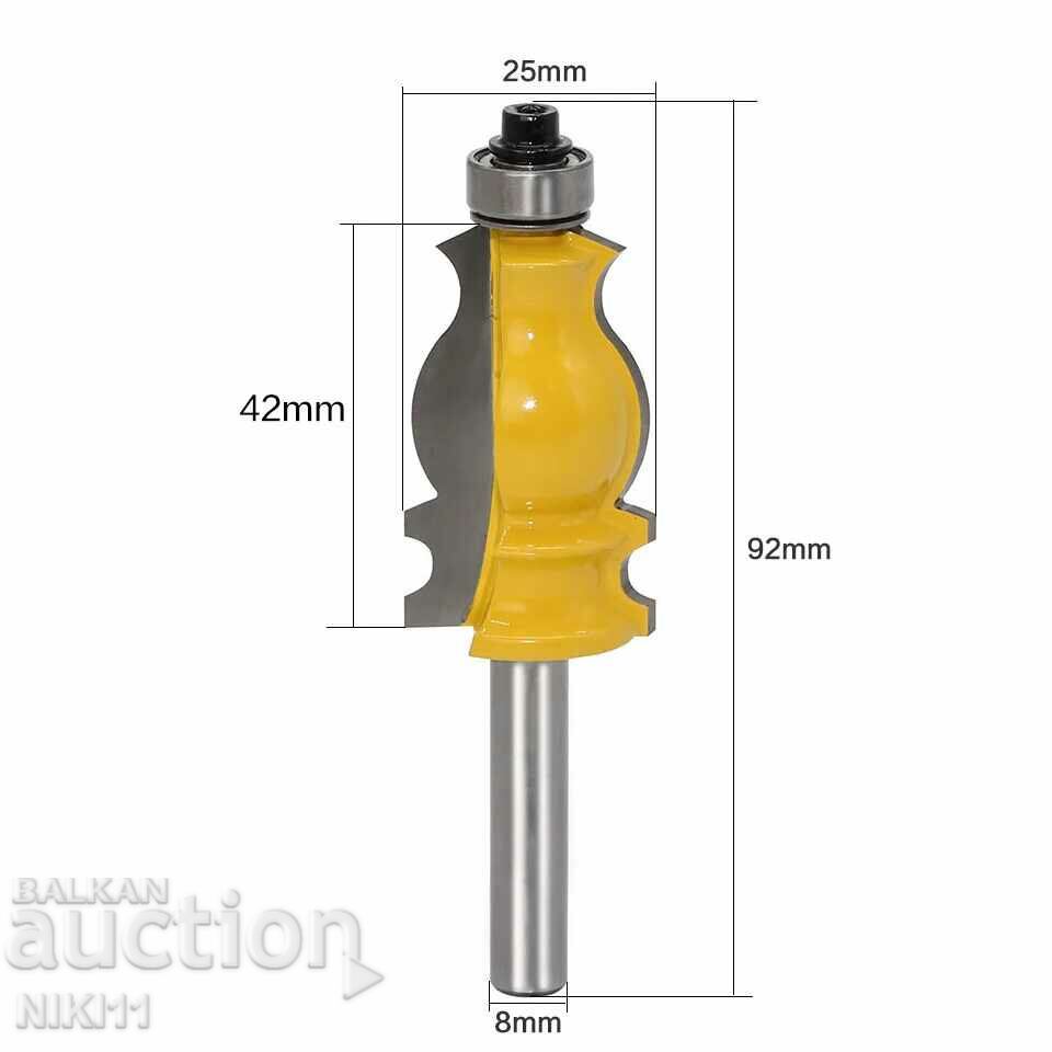 Milling cutter for skirting boards and picture frames with price 20.00 BGN | € 10.23 Milling cutter for skirting boards and picture frames with price 20.00 BGN | € 10.23