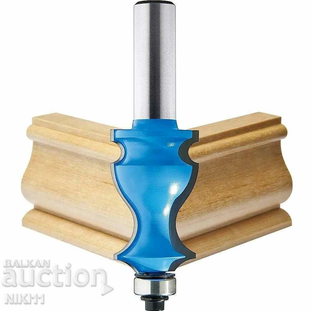 Milling cutter for skirting boards and picture frames
