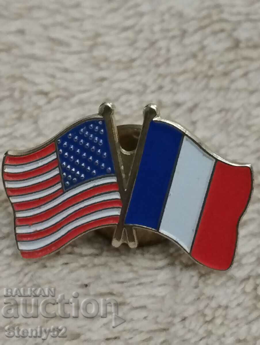 US-RUSSIA Flags of Cooperation Badge