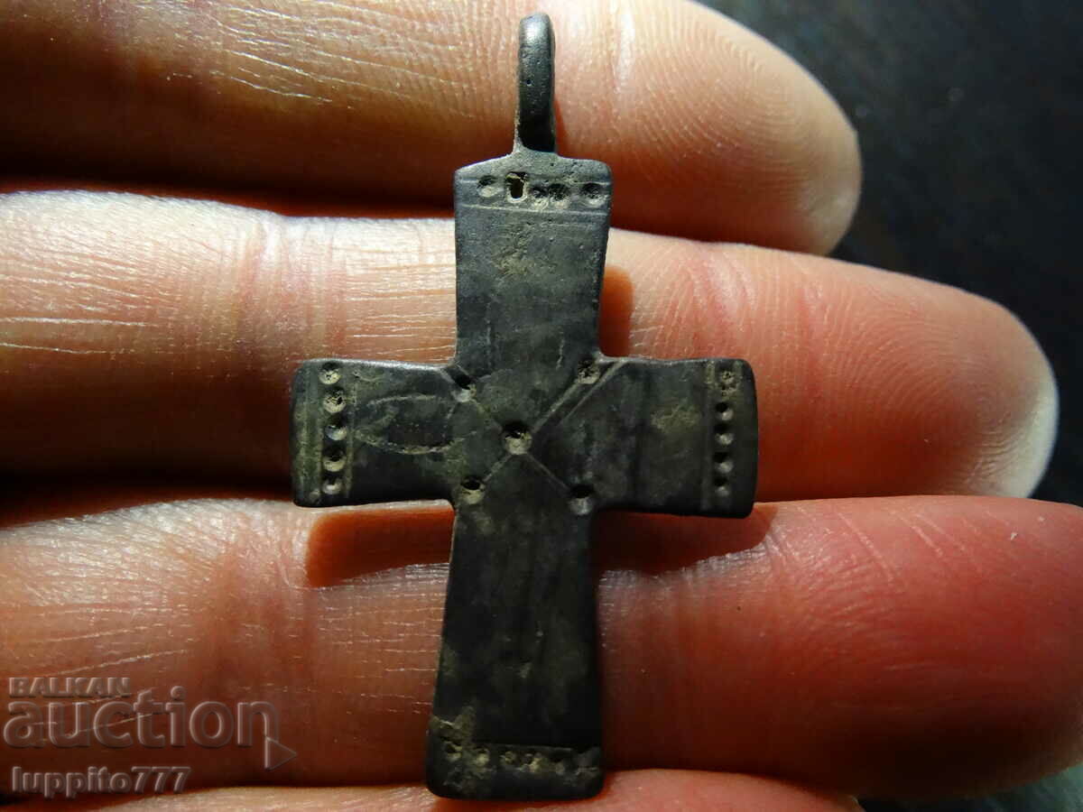 Auction antique crosses brass/bronze 6 pieces lot Auction antique crosses brass/bronze 6 pieces lot