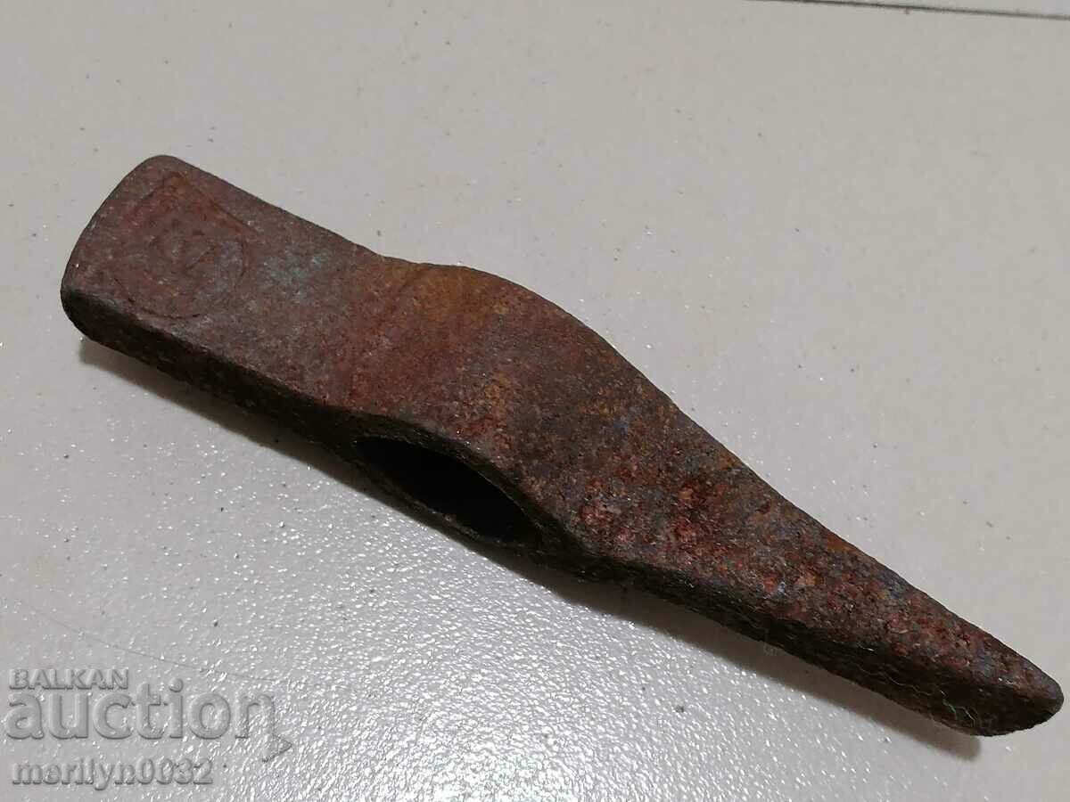 Old carpenter's hammer, tool, pickaxe with price 36.00 BGN | € 18.41 Old carpenter's hammer, tool, pickaxe with price 36.00 BGN | € 18.41
