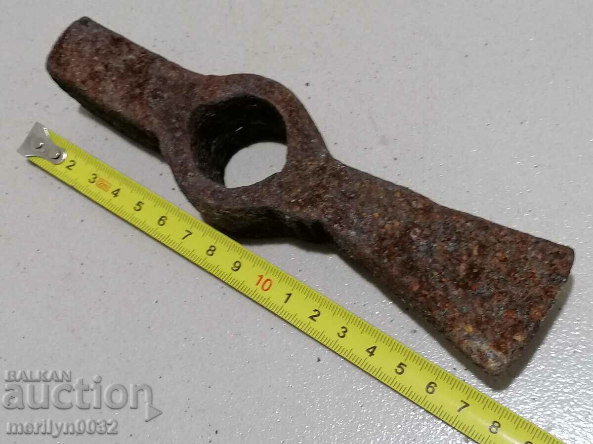 Auction Old carpenter's hammer, tool, pickaxe Auction Old carpenter's hammer, tool, pickaxe