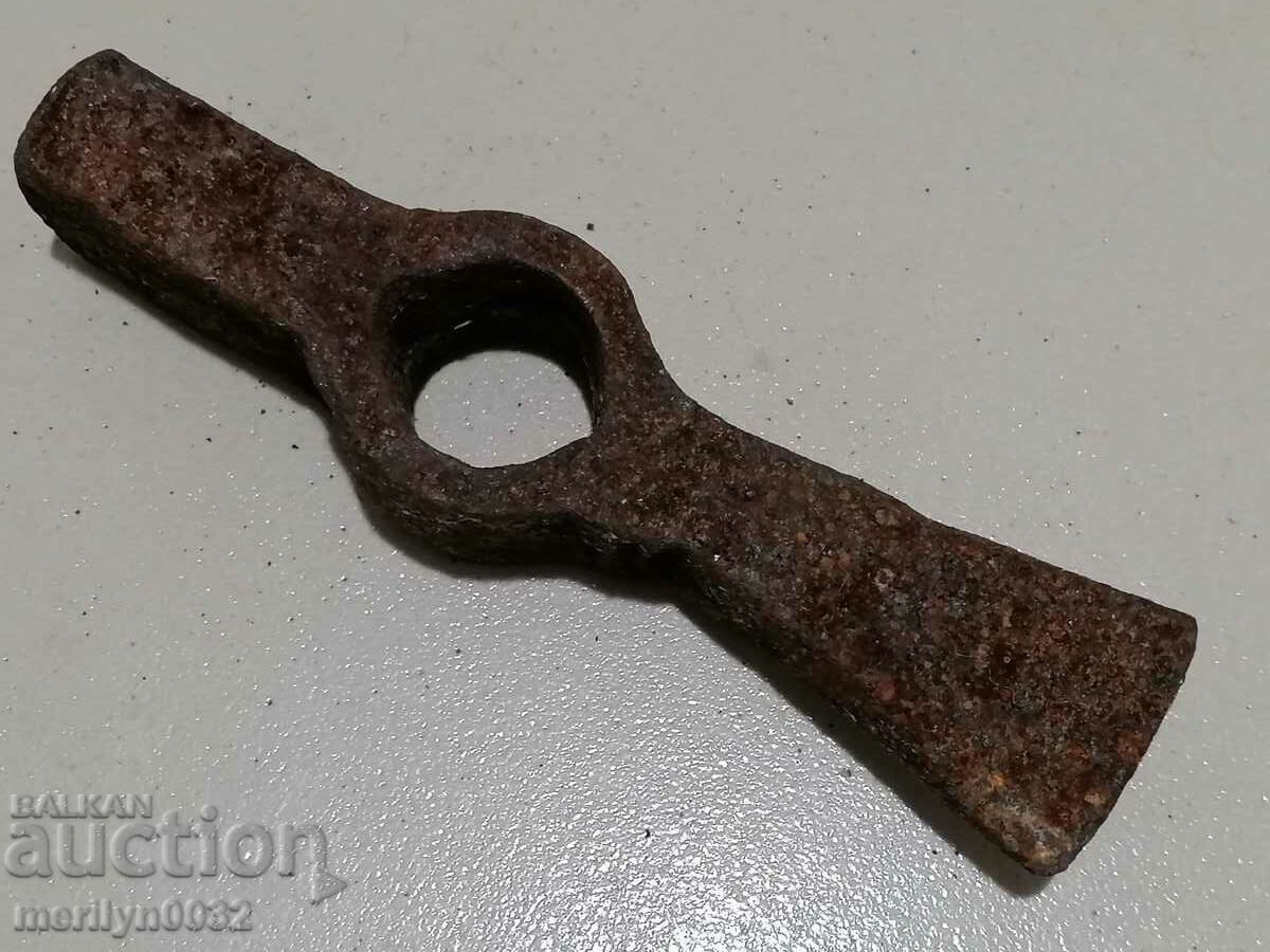 Delivery of Old carpenter's hammer, tool, pickaxe Delivery of Old carpenter's hammer, tool, pickaxe