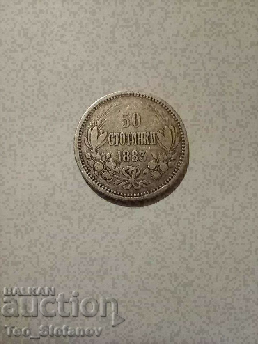 50 cents 1883