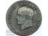 Napoleon 1 centesimo 1813 Ιταλία M - Milan med