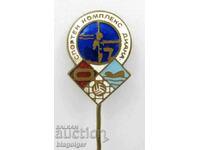 OLD FOOTBALL BADGE-DIANA-DIANABAD SPORTS COMPLEX