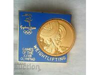 Olympic Badge, Weightlifting, Sydney 2000 Olympics