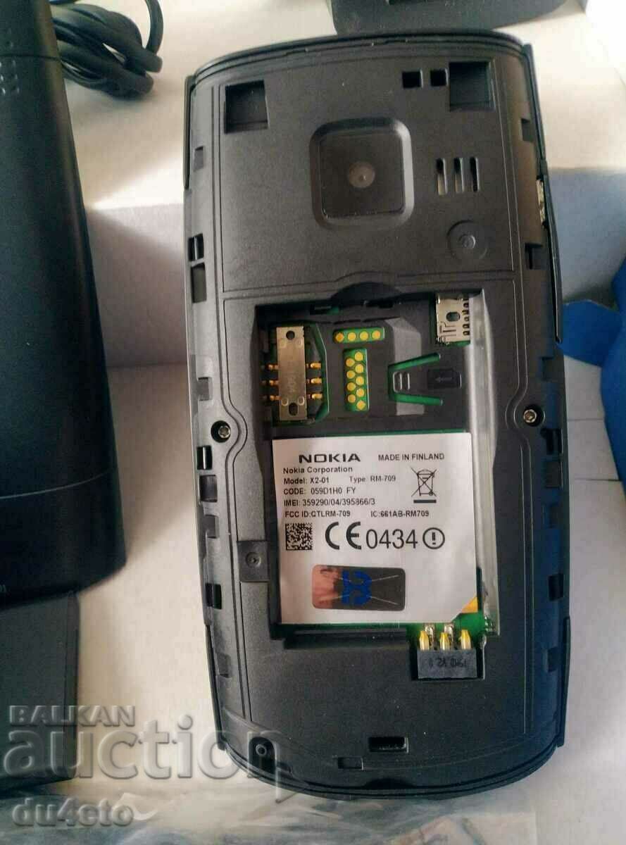 Auction  Phone Nokia X2-01 QWERTY-keyboard, microSD, Bluetooth. K