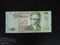 URUGUAY 20 PESOS 2015 NEW UNC