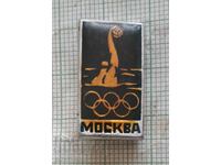 Badge - Olympics Moscow 80 Water polo