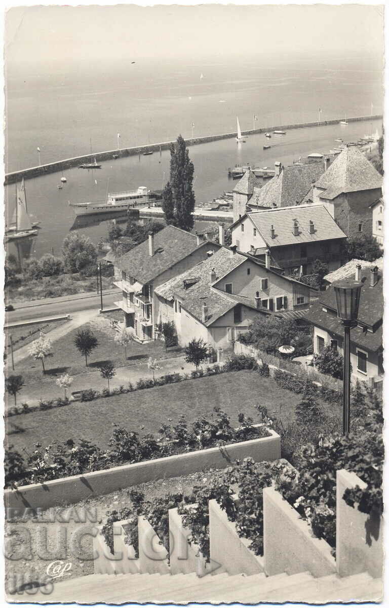 Franța - Savoia - Thonon-les-Bains - Lacul Geneva - 1958