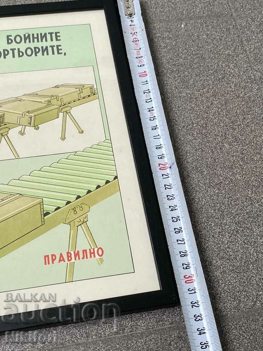 Аукцион Военно Табло Плакат Постер