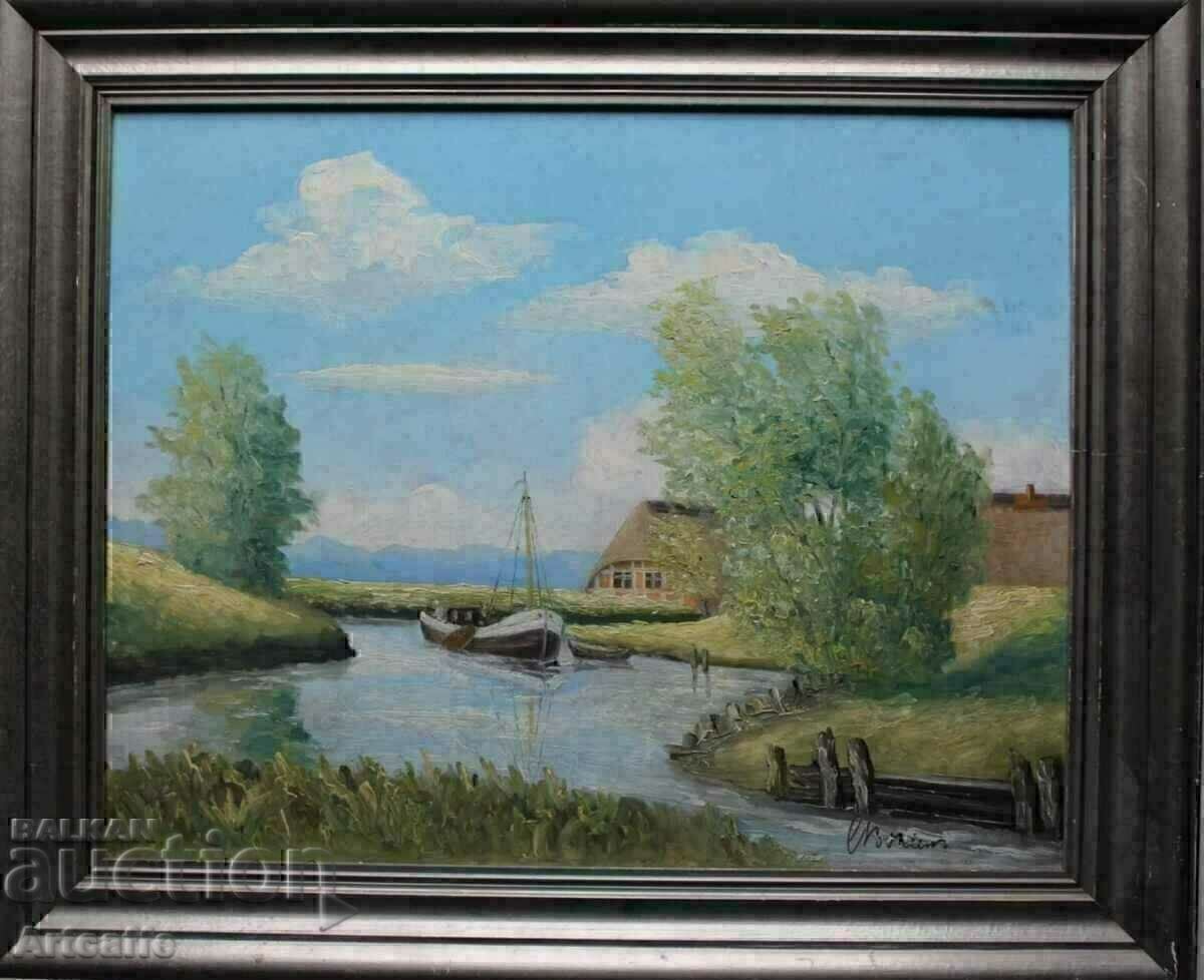 Картина масло/дърво с цена € 50.00 | 97.79 лв.