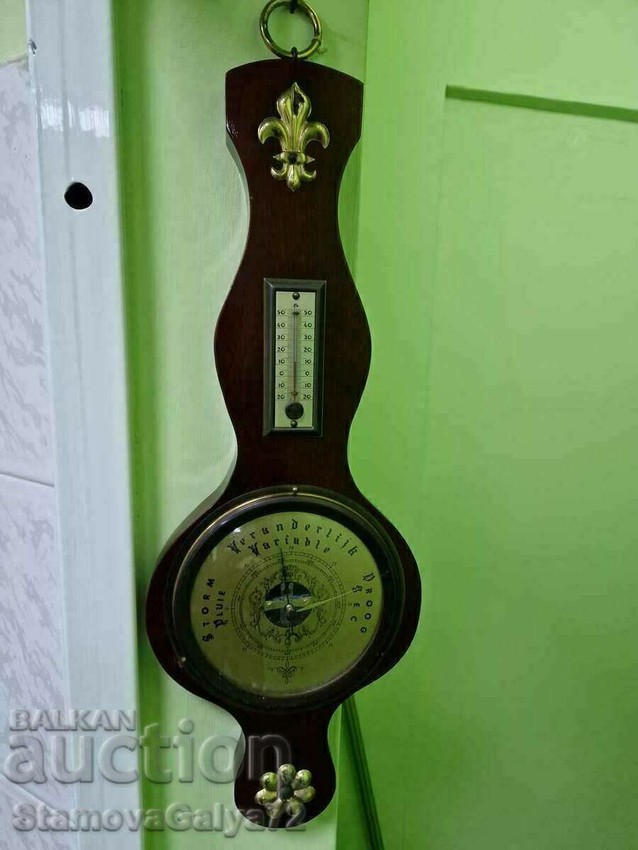 A wonderful antique Belgian barometer with thermometer with price 88.00 BGN | € 44.99 A wonderful antique Belgian barometer with thermometer with price 88.00 BGN | € 44.99
