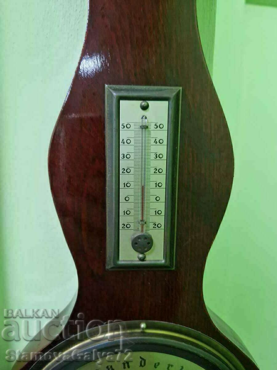 Delivery of A wonderful antique Belgian barometer with thermometer Delivery of A wonderful antique Belgian barometer with thermometer