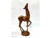 Large statuette, figula of a doe, resin