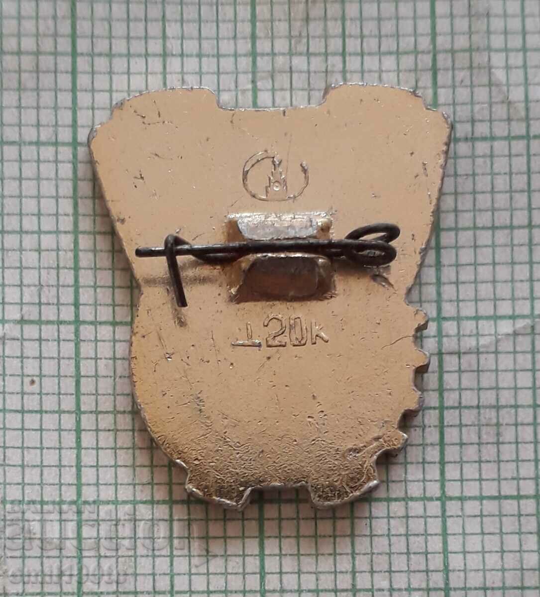 Delivery of Badge - the city of Eysk coat of arms of the USSR