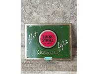 Old metal cigarette box,,Lucky Strike,,