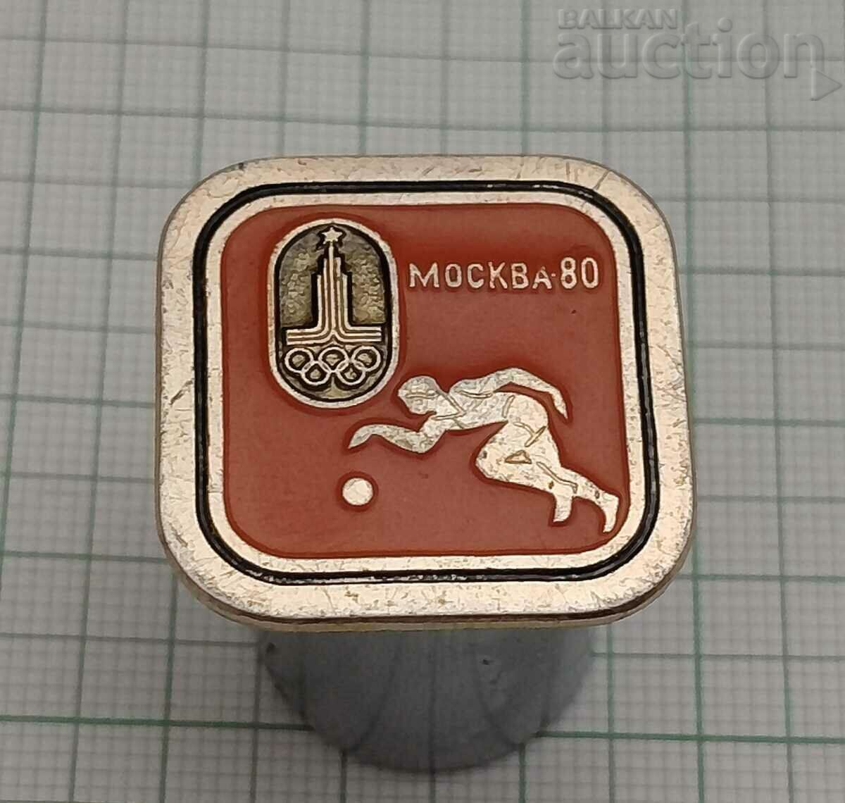 OLYMPICS MOSCOW `80 USSR BADGE