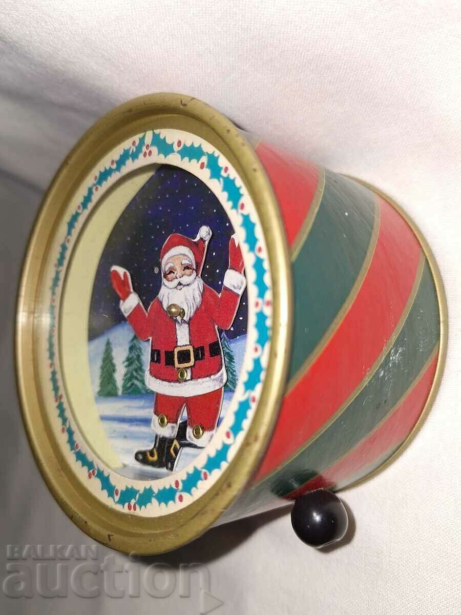 Auction  Old Japanese music box--Santa Claus