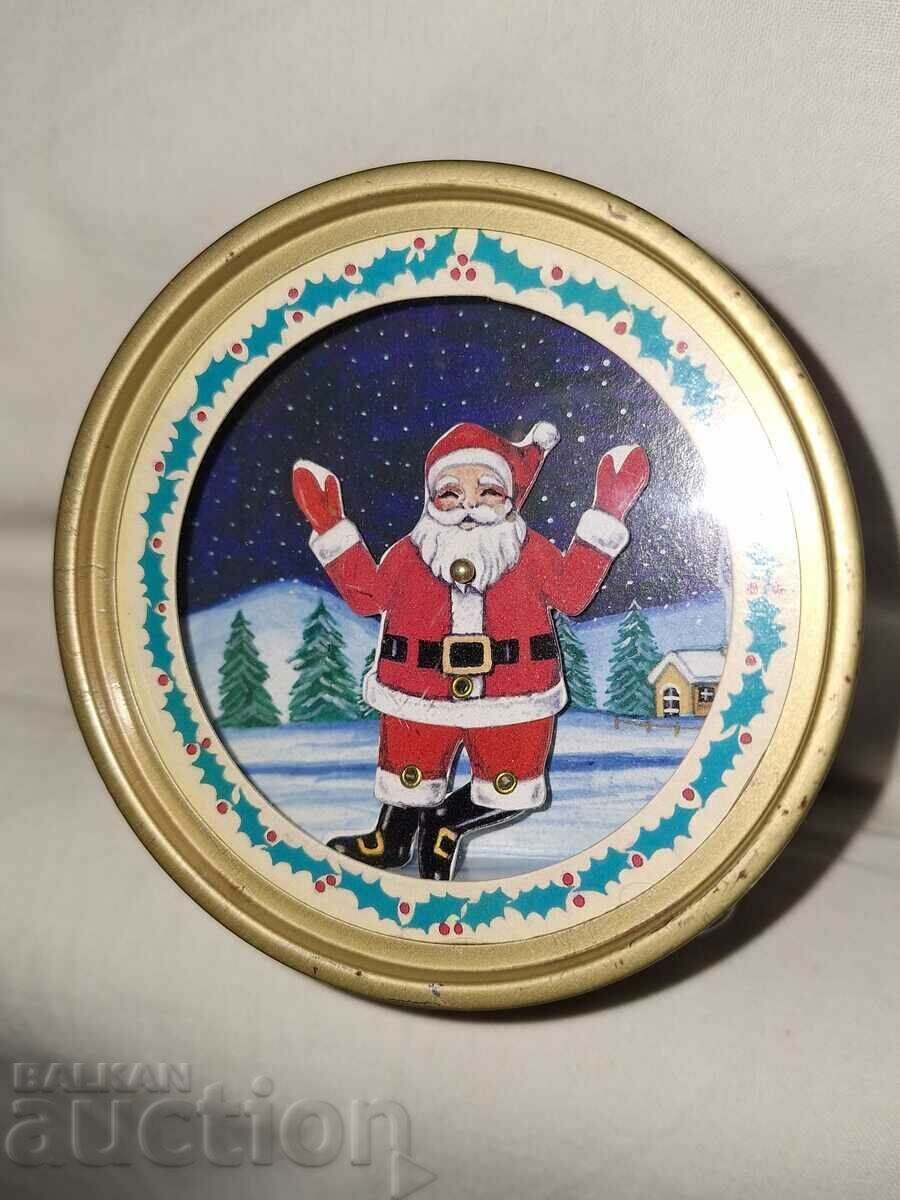 Old Japanese music box--Santa Claus