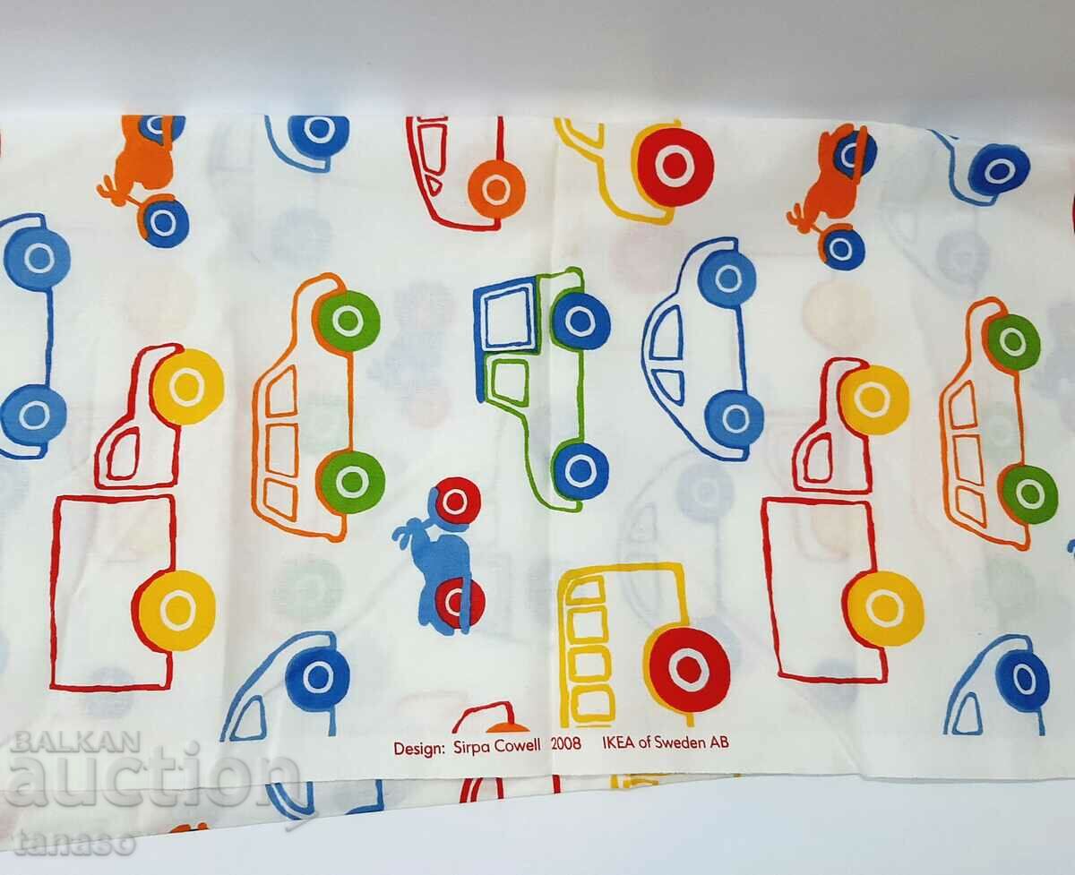 Ikea printed cotton fabric, new(17.3)
