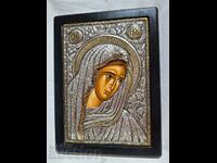 Silver Icon--Mother of God