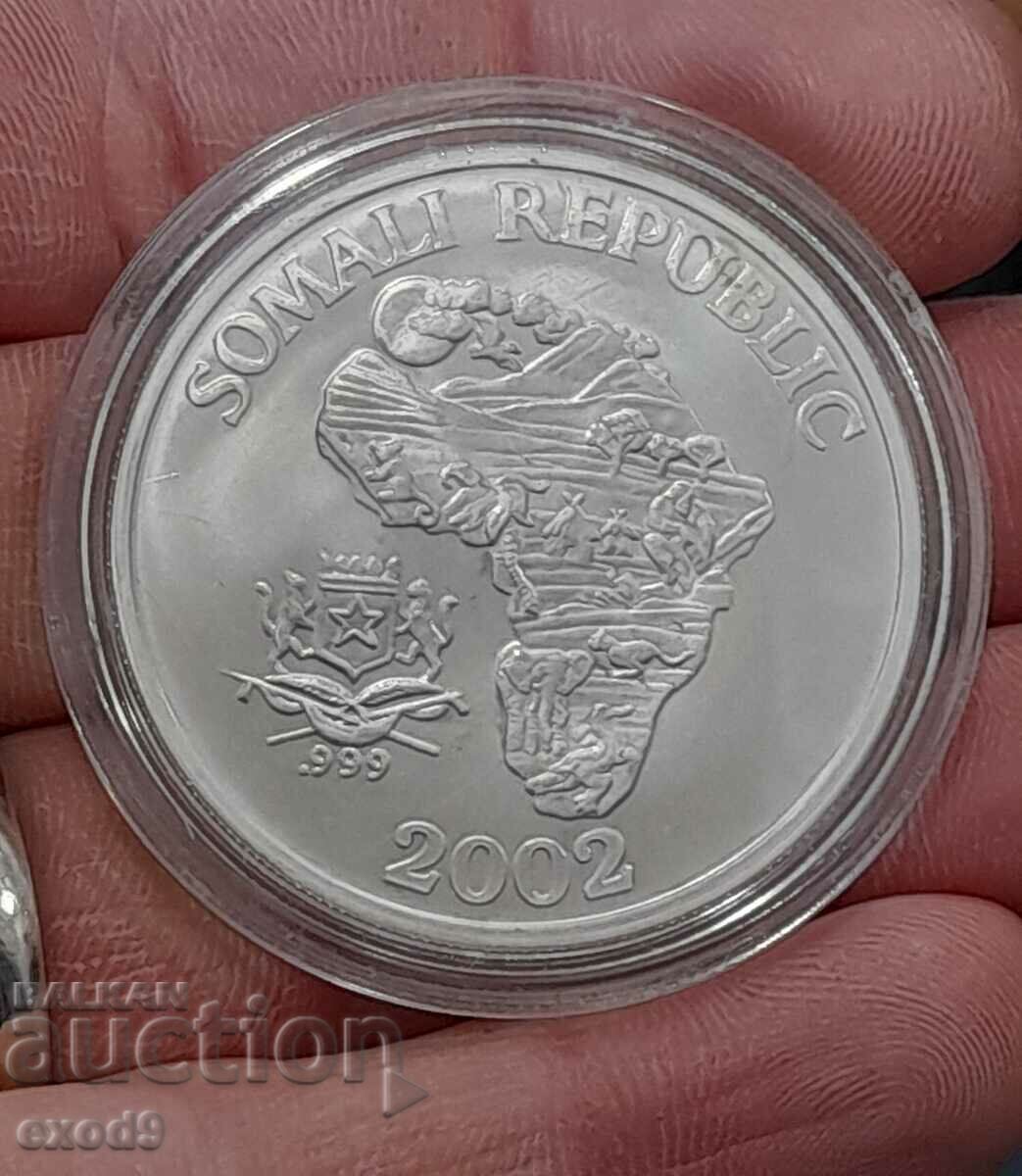 Silver coin 10 dollars / Somalia
