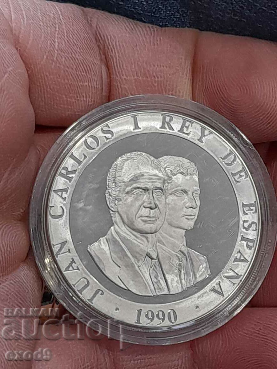 Сребърна монета 2000 Песети / Испания