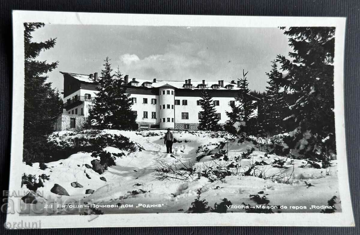 4025 Βουλγαρία βουνό Rodina Καλύβα Vitosha δεκαετία του 1950