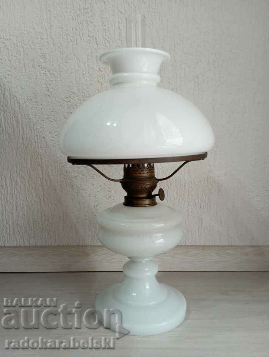 Large antique baroque gas - gas lamp