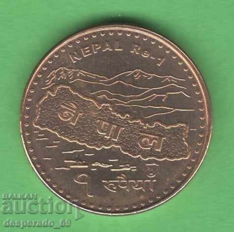 (¯`'•.¸   1 рупия 2009  НЕПАЛ  UNC  ¸.•'´¯)