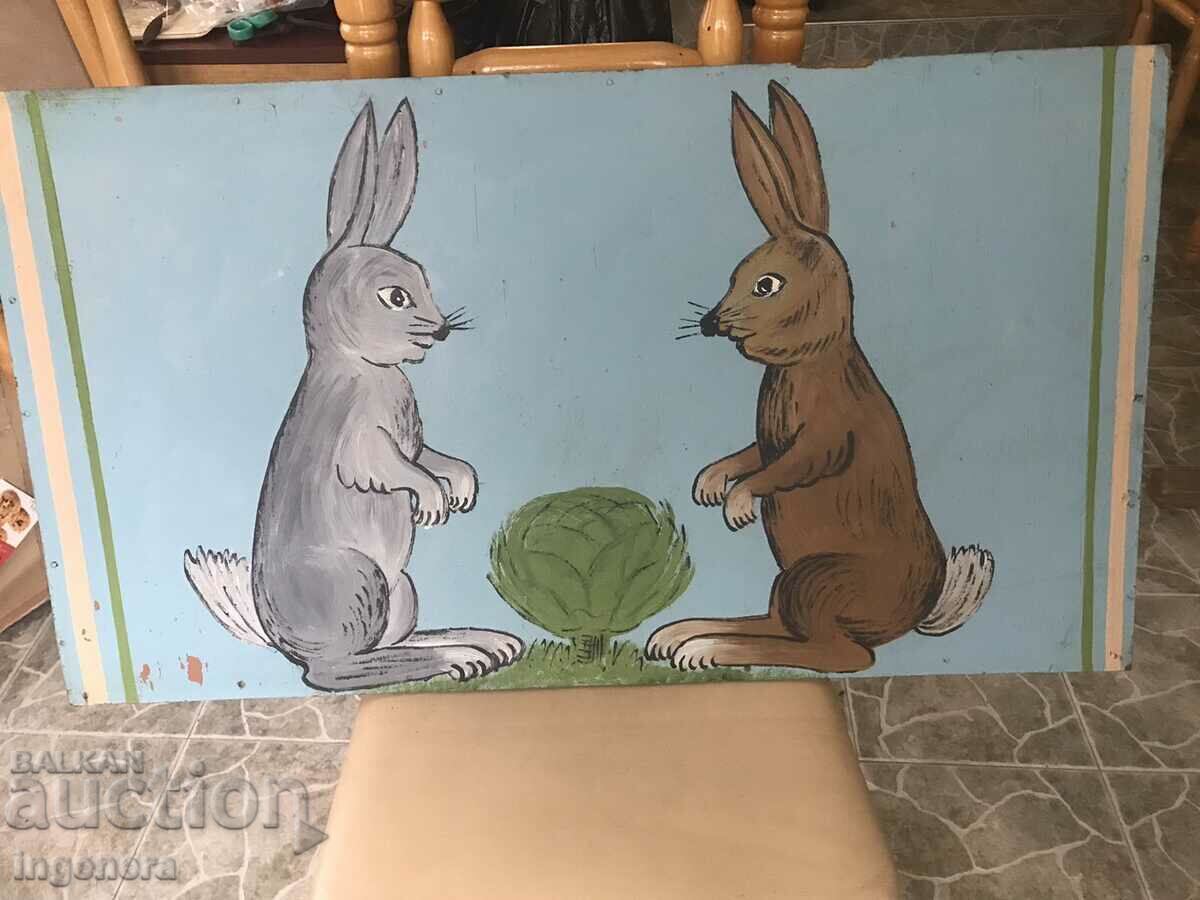 PAINTING ON FASER QUITE OLD- 890 X 490 MM PAINTING ON FASER QUITE OLD- 890 X 490 MM