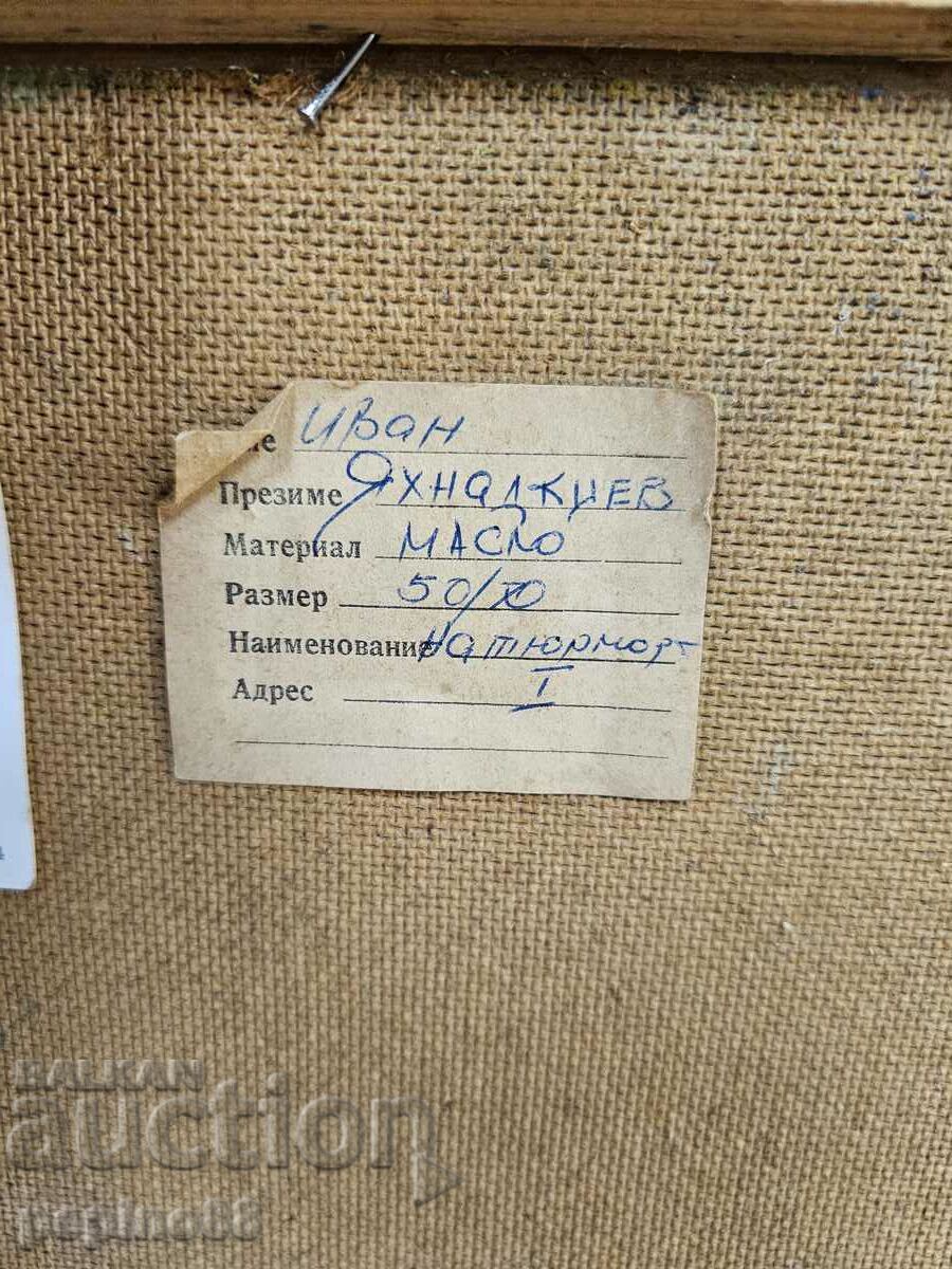 Auction Ivan Yakhnadzhiev - Still life 70/50 cm Auction Ivan Yakhnadzhiev - Still life 70/50 cm