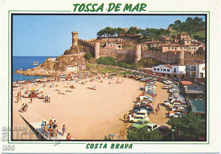 Spania - Costa Brava - Tossa de Mar - plaja - 1991
