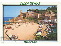 Ισπανία - Κόστα Μπράβα - Tossa de Mar - παραλία - 1991