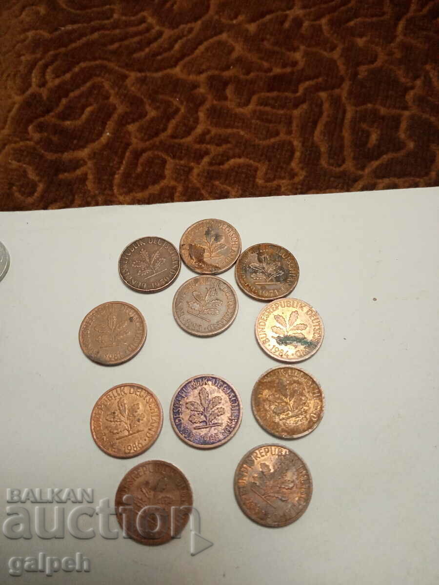 LOT OF COINS - GDR, GERMANY - 35 pcs. - BGN 3.5 - 6